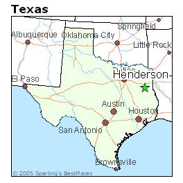 where is henderson texas located|henderson tx map location.